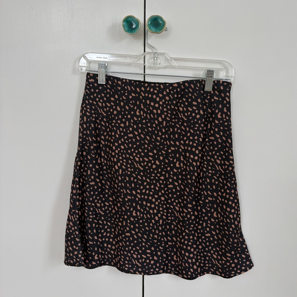Leopard Print Mini Skirt - Urban Outfitters